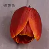 Flor de Tulipa Simulada Cabeça de Flor Oca Pode Ser Usada como Lâmpada de Flor Solar LED 6cm Artesanal DIY Flor de Seda de Osso Falsa