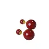 Pendientes de Perla Doble Cara Grandes y Pequeños Ankora Rojo Dos Formas de Usar Pendientes Lujo Accesible Gama Alta Nicho Únicos Elegantes Pendientes