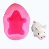 Molde de Silicone Porquinho Porquinho Artesanal Dobrável Molde de Bolo Doce Dobrável Ferramenta para Doce Dobrável Molde de Chocolate Molde de Sabão Artesanal