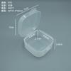 Caja Plástica Transparente Cuadrada Alta de 3.8 Caja para Piezas de Lego Caja para Almacenar Frijoles Caja para Almacenar Componentes Caja para Joyas