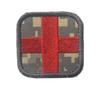 Pegatina para bolsa de rescate al aire libre Haike, insignia médica táctica cruzada, sello de mochila de rescate de emergencia, sello de velcro bordado
