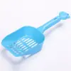 Pala grande para arena de gato con agujeros finos, mango largo integrado, pala para arena de bentonita para gatos, herramienta mágica para arena de tofu para gatos, pala para excrementos con agujeros pequeños