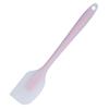 En stock, espátula de silicona translúcida grande integrada para crema, mantequilla, revolviendo pasteles, herramienta para hornear