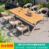 Mesa y silla de exterior para ocio, mesa y silla de terraza, mesa y silla de exterior para patio, jardín, mesa y silla de exterior, mesa de té y cafetería, conjunto de tres piezas