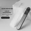 Fábrica Fonte Portátil Lavável Mini Nano Lixa de Vidro para Unhas Arte de Unhas Gangues Tira de Polimento Manicure Polimento Armadura Brilhante