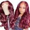 Peluca Frontal con Encaje para Mujeres con Cabello Largo, Cabello Largo Rizado con Raya Media, Voluminosa Naturalmente, Peluca Frontal con Encaje de Cobertura Total Diaria