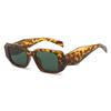 Gafas de sol cuadradas con bisagras, montura pequeña y distintiva, de estilo moderno, para mujer, estilo hip-hop, cibernético, estilo Didi-jumping, 9128