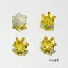 Dongzhou K9 Traga Riqueza e Tesouro Ovo de Pombo de Cristal Dourado Nail Art Diamante Pedra de Açúcar Quadrado Especial Formato Fundo Pontiagudo Coleção de Diamantes Ornamento de Diamante para Unhas
