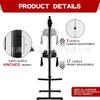 Entrenador de pared con sistema de doble polea ajustable, estación de fitness desplegable PT-82C
