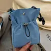 Bolsa de Celular de Lona Leve para Mulheres, Mini Bolsa, Nova Bolsa Transversal Casual Versátil de Tecido Oxford para Ombro