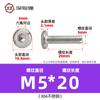 Tornillos hexagonales avellanados de acero inoxidable 304, cabeza plana, borde biselado, tornillos hexagonales para muebles M3M4M5M6M8