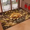 Felpudo de Buena Fortuna para Entrada Interior, Alfombra Resistente a la Suciedad y Absorbente de Polvo, Fácil de Limpiar, Alfombra Decorativa para Pasillo y Sala de Estar, Alfombra Absorbente de Agua
