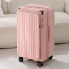 Maleta de Apertura Frontal Cuidadosamente Seleccionada Modelo Nuevo 2025 Maleta de Carrito Multifuncional Expandible de 20 pulgadas para Equipaje de Mano Cerradura de Contraseña para Hombres y Mujeres
