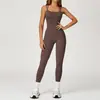 Mono Transparente Transfronterizo Espalda Cruzada Todo en Uno Delgado Ropa de Yoga para Exteriores Correr Deportes Fitness 4509