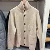Cardigan de Punto para Hombre/Mujer Otoño/Invierno Nuevo Suéter Abrigo de Manga Larga Soufflé Top Suave y Esponjoso 480023/487942