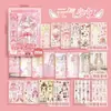 Libro de Pegatinas Nuevo Juego de Disfraces Xinmo Girl de Lingmo Supply Chain, Pegatinas Energéticas de Maquillaje de Princesa, Colección Brillante