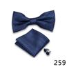 Corbata formal de negocios para hombre pañuelo de bolsillo traje banquete traje de boda accesorios lazo cuello flor fábrica mayoreo