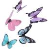 Mariposa de Color PVC 3D Pegatina de Maquillaje Facial Flores Regalo Decoración de Caja de Flores Día de San Valentín Decoración de Mariposa