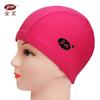 Gorro de Natación Jin Hong para Adultos de Color Sólido para Cabello Largo de Hombres y Mujeres Protección de Orejas Moda Cómodo Tela Gorro de Natación Equipo de Natación Gorro de Natación