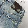 Jeans Masculino de Cor Azul Claro de Alta Qualidade, Novos para a Primavera e Verão de 2025, Calça Casual Tendência Solta e Versátil para o Verão
