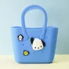 Monedero de silicona con forma de cueva cuadrada para niños, bolso cruzado para caminar, divertido y bonito bolso de silicona para cambio.