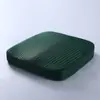Cojín cuadrado para asiento de espuma viscoelástica con rebote lento, apto para todas las estaciones, para uso en la oficina, conducir y como cojín para asiento de coche o almohadilla para silla