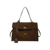 Bolso Tote Retro de Gran Capacidad para Mujer 2026 Nuevo Bolso de Hombro Cruzado de Moda Bolso Versátil para el Hombro para Viajar al Trabajo Exportación