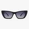 Gafas de sol de acetato estilo ojo de gato para mujer, Gafas de sol de acetato de moda retro transfronterizas, Gafas de ojo de gato de una sola pieza con protección UV