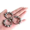 Anillo metálico para pene de seis cuentas, anillo de control de eyaculación, anillo para prepucio del pene, anillo con púas, anillo de cuentas para masturbación, juguete sexual, producto masculino