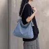 Estilo Perezoso Lienzo Gran Capacidad Bolso de Axila para Mujer 2026 Otoño Nuevo Estilo Moda Alta Apariencia Valor Chic Bolso de Hombro Único