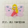 Alas de Ángel Princesa Sirena Accesorios Joyería de Goma Suave Accesorio Único para el Cabello Accesorios para Zapatos Accesorios para Ropa Funda para Teléfono