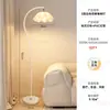 Luminária de Chão Vintage Retrô Francês Creme Sala de Estar Quarto Mesa de Cabeceira Vertical Luminária de Mesa Japonesa Plissada Luminária de Ambiente