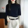 Tops Irregulares de Lã Fina para Outono e Inverno para Mulheres com Design Estilo Xale, Versáteis para Combinar com Ternos e Camisas, Estilo de Nicho