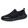 Zapatos de Malla para Hombre de Nuevo Tamaño Grande Transfronterizos, Transpirables y Cómodos Slip-On Perezosos Casuales, Zapatos Ligeros para Caminar al Aire Libre para Hombres