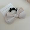 Lindo Moño Suave Ceroso Perla Círculo Intestino Delgado Dulce Anillo para el Cabello Cuerda para el Cabello Accesorios para el Cabello Flor para el Cabello Caucho Tendón para Cola de Caballo Accesorios para el Cabello para Mujeres