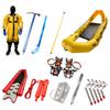 Traje de Rescate en Hielo de una Pieza Shunkai, Balsa Salvavidas, Kit Profesional de Rescate en Hielo