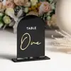 Cartão de Mesa de Casamento Cartão de Mesa de Presente Cartão Criativo Cartão de Assento de Banquete de Casamento Sinalizador de Assento de Casamento Acrílico Mesa de Assinatura de Casamento Aniversário
