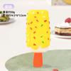 Direto da fábrica novo brinquedo do cão simulação donut sorvete hambúrguer mordida-resistente molar vinil brinquedo de som