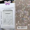 Mini arte de unha 1,5x 3 diamante borda invertida fundo plano zircônia cor revestida tamanho pequeno decoração de unha rede de zircônia unha vermelha da moda