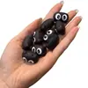 Colección de Figuras de Gato Pintadas de Ébano, Gato Acostado, Bebé Plátano, Accesorios Divertidos para Gatos, Accesorios de Joyería de Moda