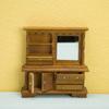 Móveis em miniatura para casa de bonecas mini penteadeira modelo OB11 BJD bolso quarto Móveis para casa de bonecas
