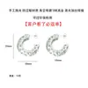 Brincos de aço titânio ouro 18K com design arrojado, formato de gota gordinha, brincos geométricos curinga femininos da moda INS atacado