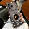 Adecuado para funda de teléfono móvil Iphone18Pm, Funda de cobertura completa de moda con borde incrustado de diamantes para Apple 17, Modelo Nuevo con Soporte de Espejo Magnético 1516