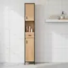 Armários Altos de Banheiro Mais Vendidos na Fronteira, Armários Altos de Ferro e Madeira Estilo Americano, Fornecimento Direto do Fabricante, Armários Altos para Banheiro de Apartamento Pequeno, Armários Altos para Sala de Estar e Corredor