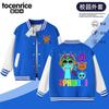 Rhythm Box Ropa Ropa de Béisbol para Niños Sprunki Música Periférica Ropa para Niños Chaqueta Impresa de Manga Larga Ins