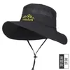 Sombrero de Senderismo para Exteriores Color Camello Secado Rápido Visera Sombrero de Pescador para Hombres y Mujeres con Ala Ancha Sombrero de Sol para Senderismo Sombrero de Sol Anti-UV