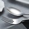 Europa y Estados Unidos 304 cuchillo, tenedor y cuchara transfronterizo acero inoxidable 18-10 vajilla occidental juego de cuchillo, tenedor y cuchara para bistec suministros de hotel