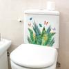 MS353 Color Verde Plantando Mariposas Pegatinas de Pared Pegatinas para Inodoro Pared de Fondo Pegatinas de Pared Decorativas para Inodoro Pegatinas de Pared Autoadhesivas