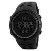 Comercio exterior reloj electrónico deportivo multifuncional al aire libre para hombre, pantalla grande, luz fría, impermeable, ventas directas de fábrica