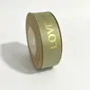 Cinta de 1 cm para embalaje de flores, material de embalaje para ramo, regalo de bricolaje, decoración de regalo, cinta de hilo bronceador, venta al por mayor